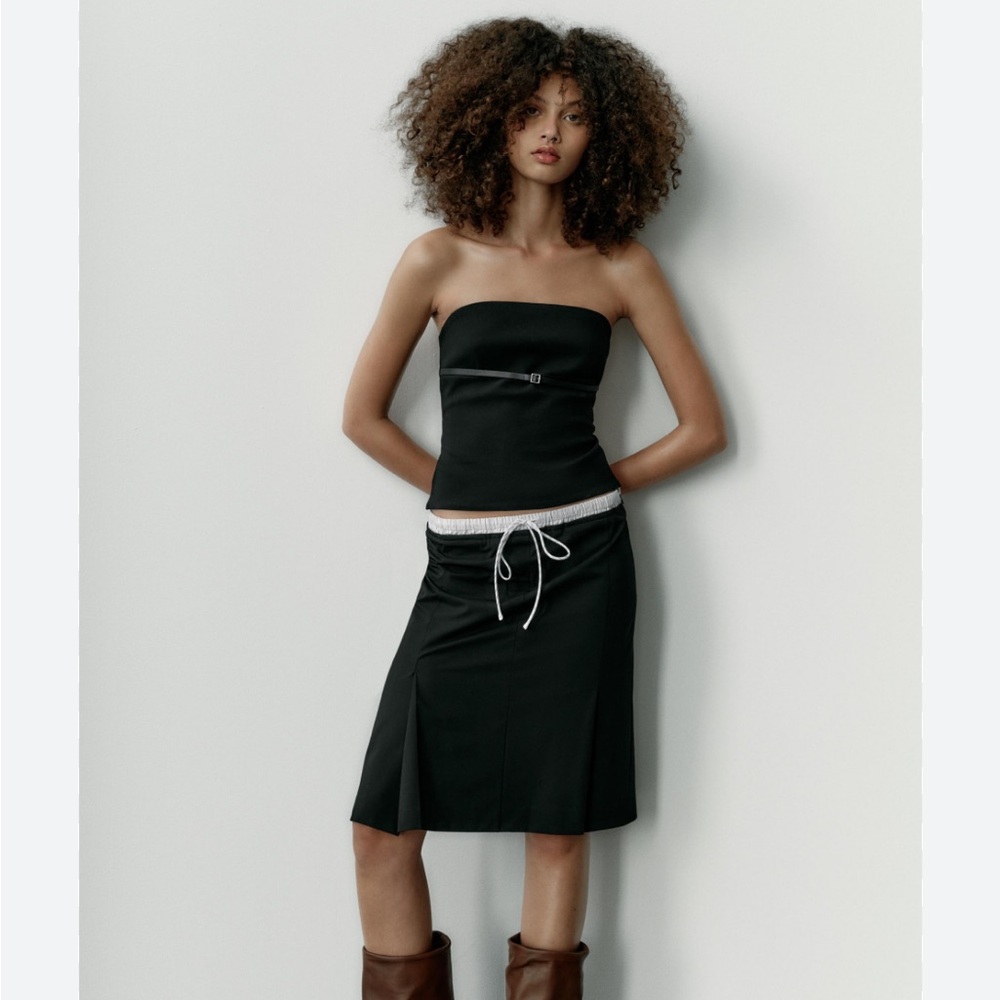 NWT Zara Strapless Top